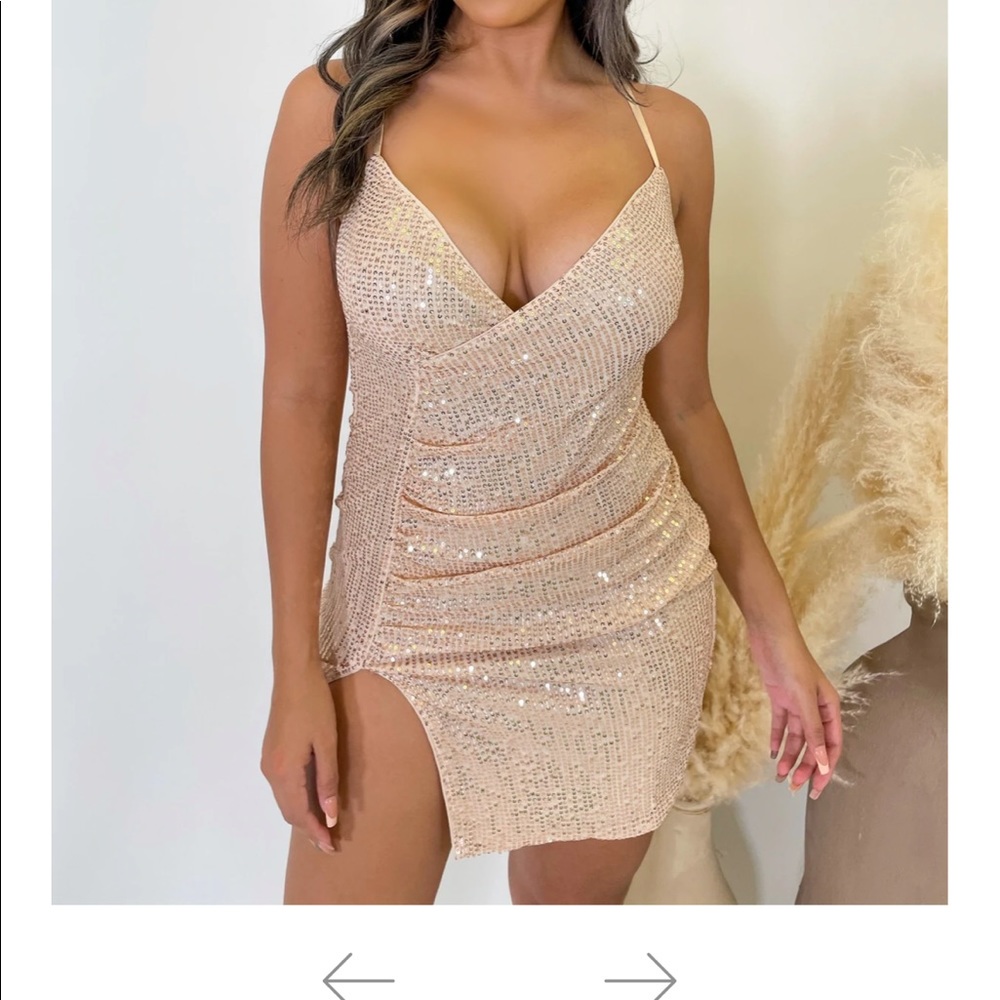 sequence dress
